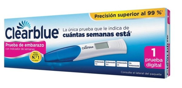 Clearblue Digital Test De Embarazo Prueba De Embarazo Con Indicador de semanas Comprar y Ofertas Clearblue test embarazo