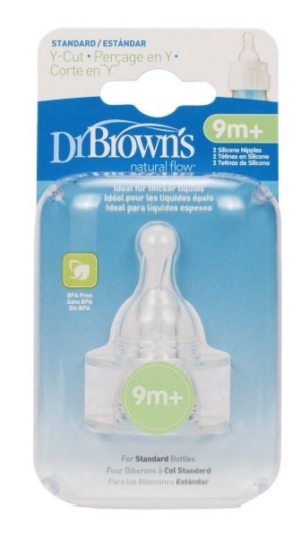 Dr. Brown's - Biberón de cuello ancho Options+, tetina de nivel 1, 5 onzas  (4 unidades)