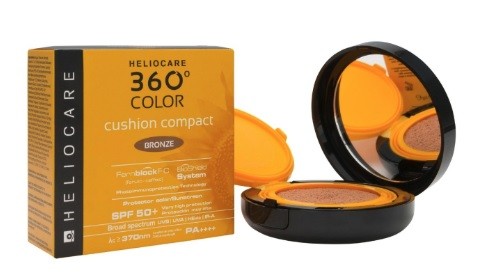 Heliocare 0º Cushion Maquillaje compacto solar color bronze heliocare 360