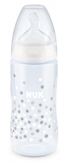 Nuk biberon cristal tetina latex 0-6 meses 240ml - Comprar y ofertas