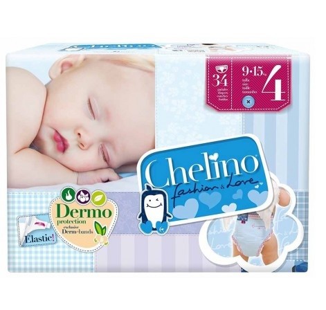 Chelino Pañales Infantiles talla 4 9-15kg 36 unidades - Cuidado infantil