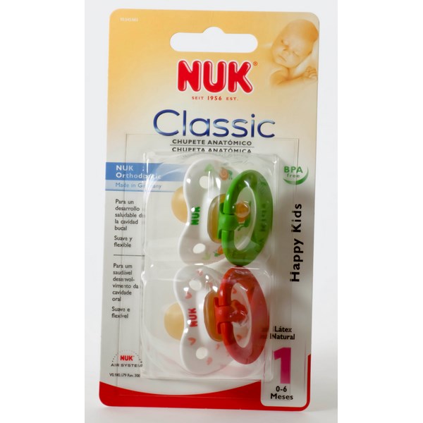 Chupete NUK Classic 0-6 Meses Látex